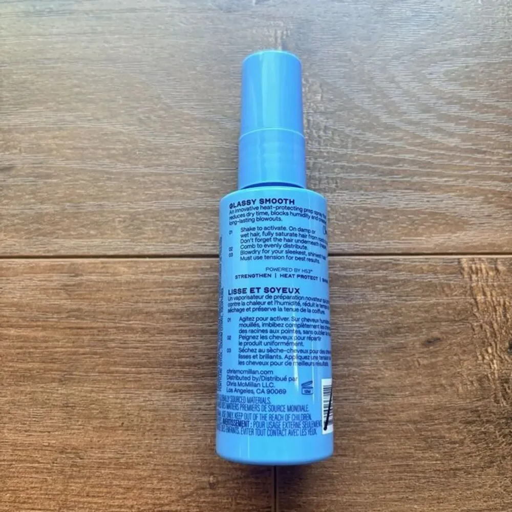 Chris McMillan The Glassy Smooth Blowdry Spray | Brand New | Travel Size